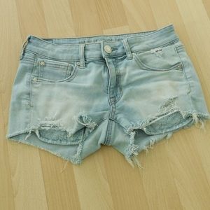 Denim shorts